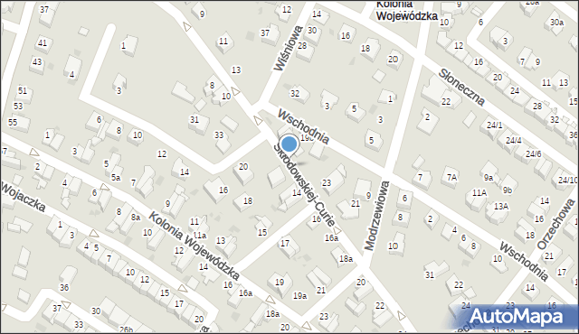 Mikołów, Skłodowskiej-Curie Marii, 12, mapa Mikołów