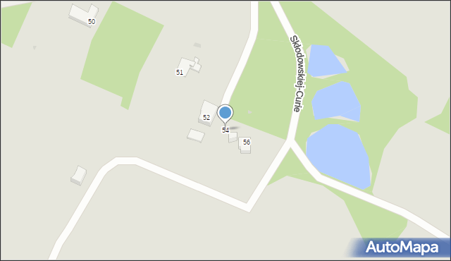Mikołów, Skłodowskiej-Curie Marii, 54, mapa Mikołów