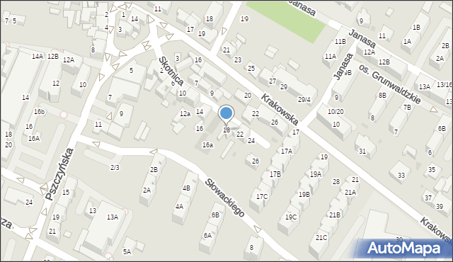 Mikołów, Skotnica, 18, mapa Mikołów