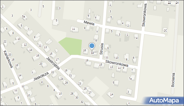 Mnich, Skowronkowa, 14, mapa Mnich