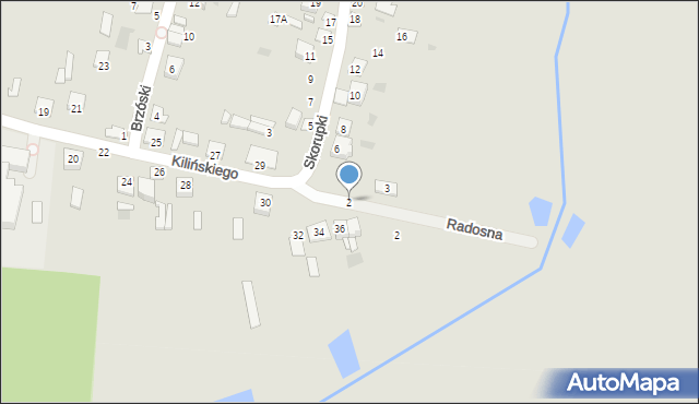 Mordy, Skorupki Ignacego Jana, ks., 2, mapa Mordy