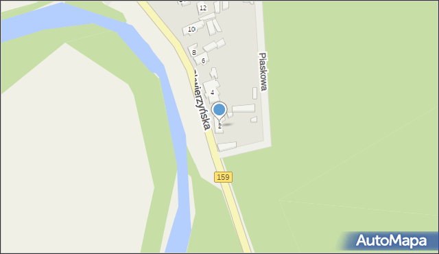 Murzynowo, Skwierzyńska, 2, mapa Murzynowo