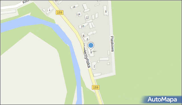 Murzynowo, Skwierzyńska, 4, mapa Murzynowo