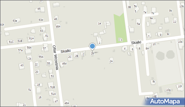 Mysłowice, Skałki, 2d, mapa Mysłowice