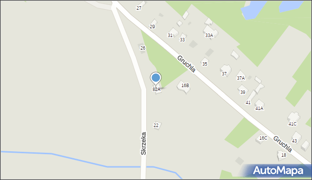 Myszków, Skrzeka Józefa, 24, mapa Myszków