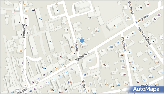 Nakło nad Notecią, Skargi Piotra, ks., 2, mapa Nakło nad Notecią