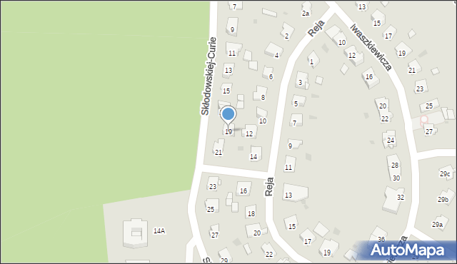Namysłów, Skłodowskiej-Curie Marii, 19, mapa Namysłów