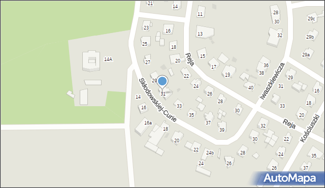 Namysłów, Skłodowskiej-Curie Marii, 31, mapa Namysłów