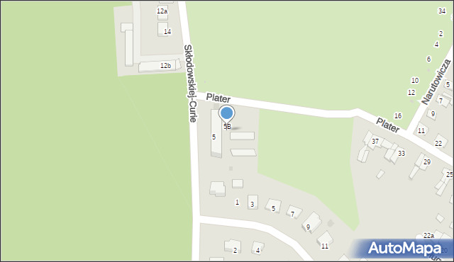 Namysłów, Skłodowskiej-Curie Marii, 5C, mapa Namysłów