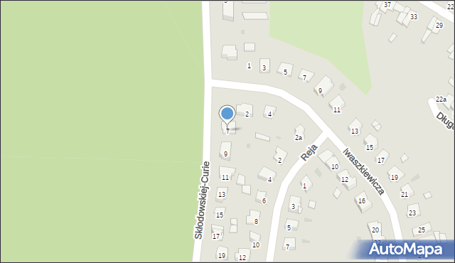 Namysłów, Skłodowskiej-Curie Marii, 7, mapa Namysłów