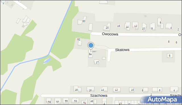 Nieborowice, Skatowa, 15, mapa Nieborowice