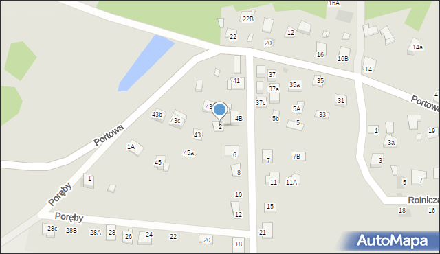 Niepołomice, Skarbowa, 2, mapa Niepołomice