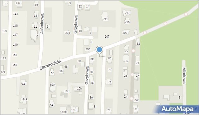 Nowe Chechło, Skowronków, 62, mapa Nowe Chechło