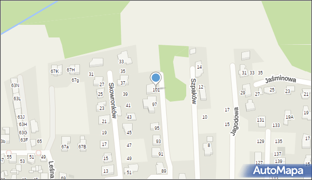 Nowe Chechło, Skowronków, 99, mapa Nowe Chechło