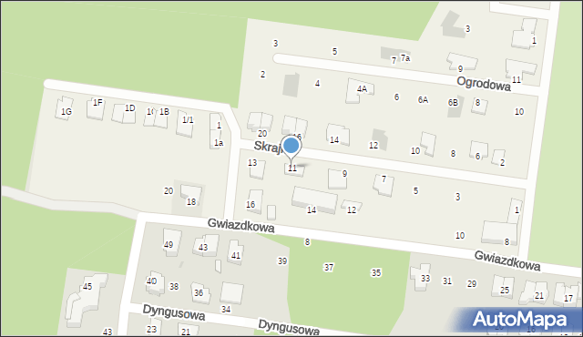 Nowodworce, Skrajna, 11, mapa Nowodworce