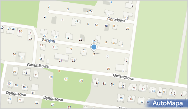 Nowodworce, Skrajna, 5, mapa Nowodworce