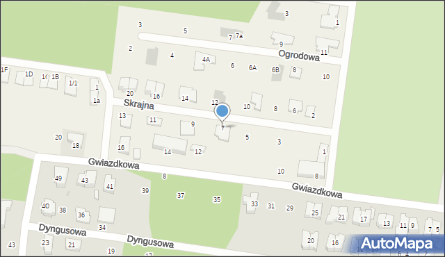 Nowodworce, Skrajna, 7, mapa Nowodworce