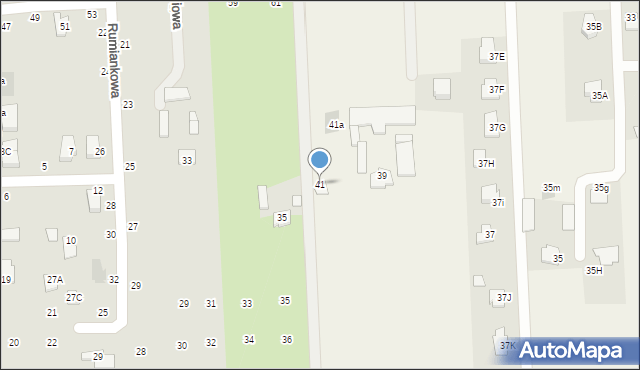 Nowy Krępiec, Skośna, 41, mapa Nowy Krępiec