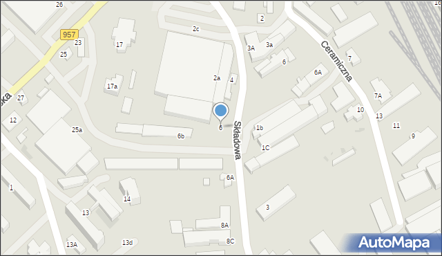 Nowy Targ, Składowa, 6, mapa Nowego Targu