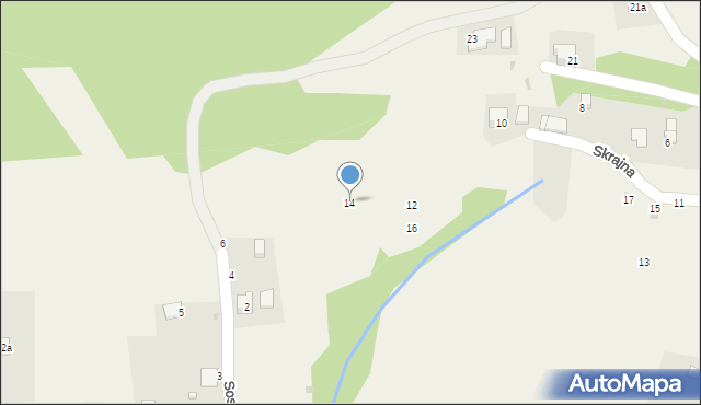 Okrajnik, Skrajna, 14, mapa Okrajnik