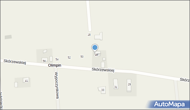 Olimpin, Skórzewskiej Olimpii, 48, mapa Olimpin