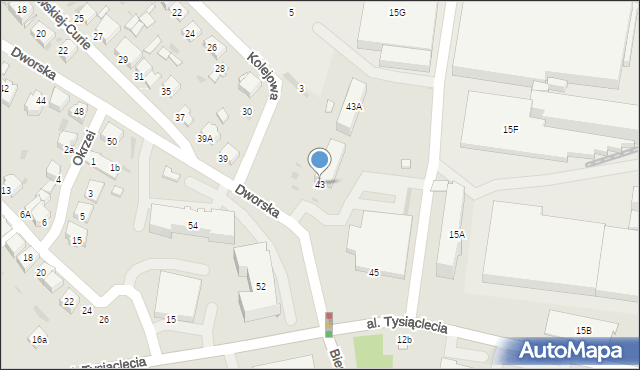 Olkusz, Skłodowskiej-Curie Marii, 43, mapa Olkusz