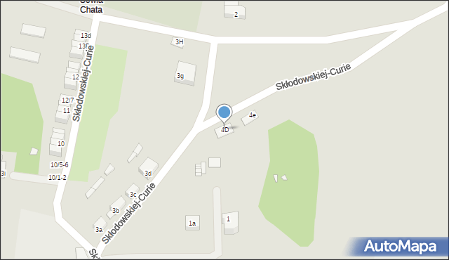 Olszyna, Skłodowskiej-Curie Marii, 4D, mapa Olszyna