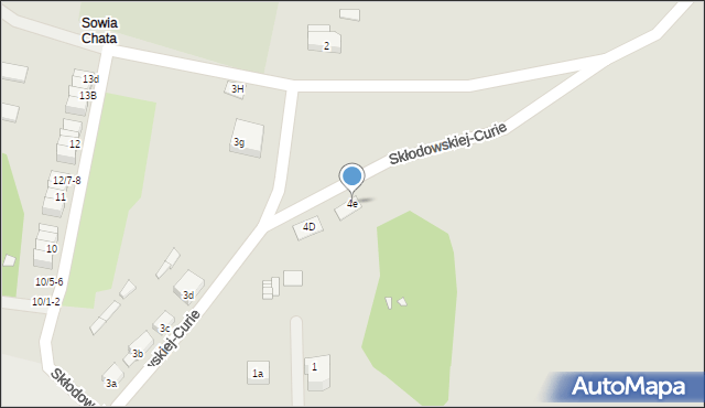 Olszyna, Skłodowskiej-Curie Marii, 4e, mapa Olszyna