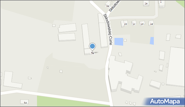 Olszyna, Skłodowskiej-Curie Marii, 5a, mapa Olszyna