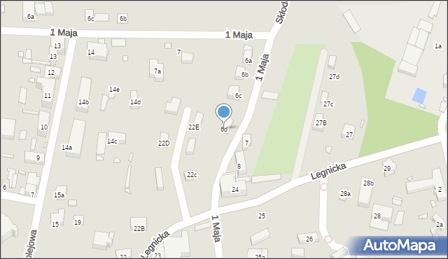 Olszyna, Skłodowskiej-Curie Marii, 6d, mapa Olszyna