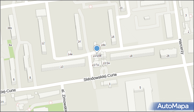 Opoczno, Skłodowskiej-Curie Marii, 10/10A, mapa Opoczno