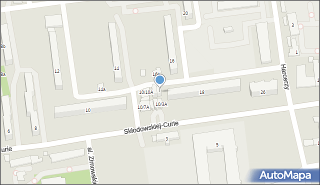 Opoczno, Skłodowskiej-Curie Marii, 10/1A, mapa Opoczno