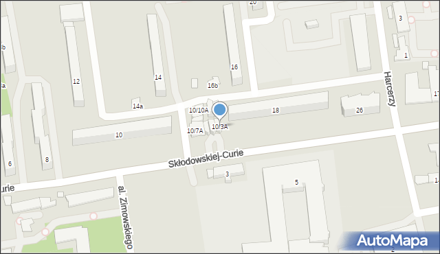 Opoczno, Skłodowskiej-Curie Marii, 10/3A, mapa Opoczno