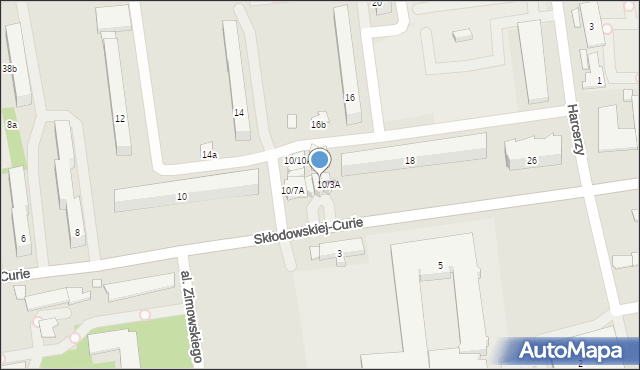 Opoczno, Skłodowskiej-Curie Marii, 10/4A, mapa Opoczno