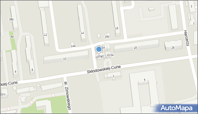 Opoczno, Skłodowskiej-Curie Marii, 10/7A, mapa Opoczno