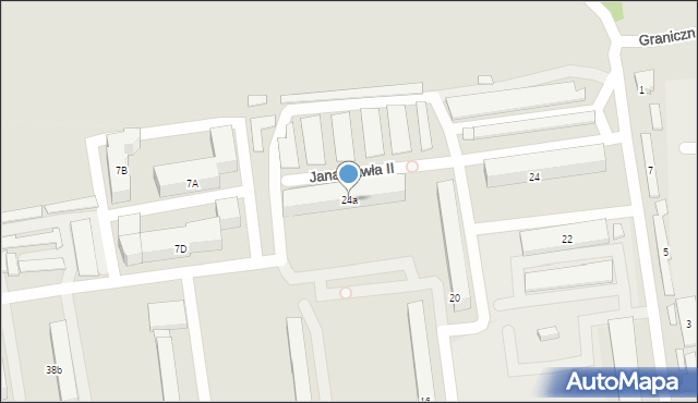 Opoczno, Skłodowskiej-Curie Marii, 24a, mapa Opoczno