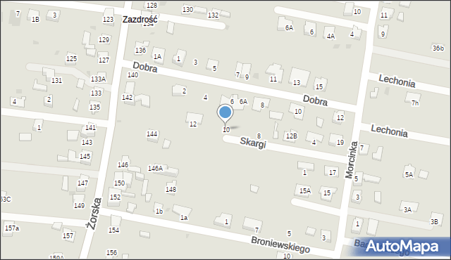 Orzesze, Skargi Piotra, ks., 10, mapa Orzesze