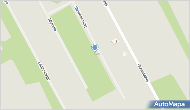 Osieck, Skolmowskiej Anny, 8, mapa Osieck