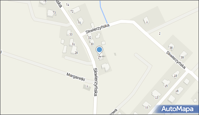 Osiedle Poznańskie, Skwierzyńska, 27, mapa Osiedle Poznańskie