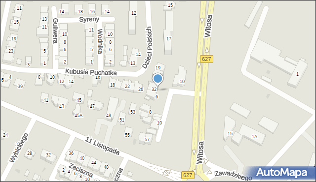 Ostrołęka, Skrzatów, 4, mapa Ostrołęka