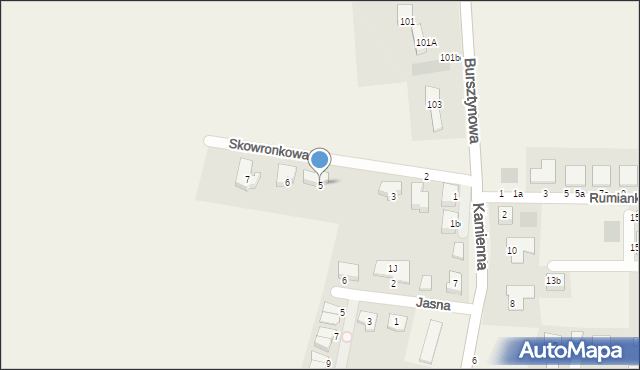 Piecowice, Skowronkowa, 5, mapa Piecowice