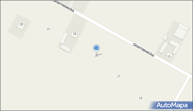 Piekarowo, Skierniewicka, 19, mapa Piekarowo