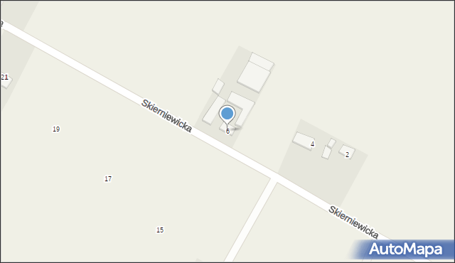 Piekarowo, Skierniewicka, 6, mapa Piekarowo