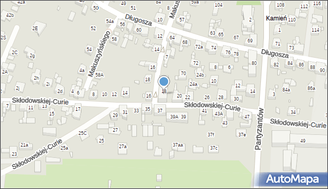Piekary Śląskie, Skłodowskiej-Curie Marii, 18I, mapa Piekary Śląskie
