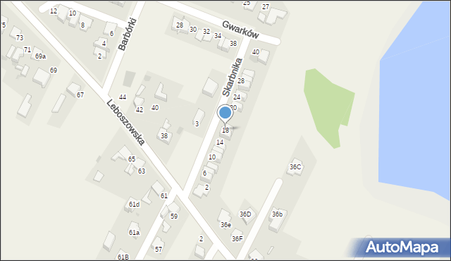 Pilchowice, Skarbnika, 18, mapa Pilchowice