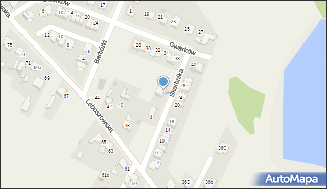 Pilchowice, Skarbnika, 5, mapa Pilchowice