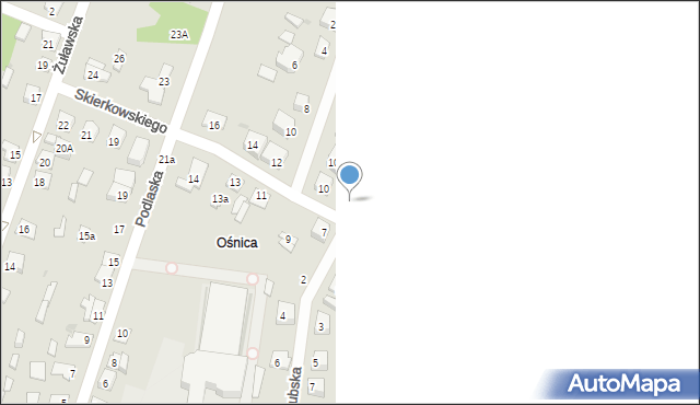 Płock, Skierkowskiego Władysława, ks., 8, mapa Płock