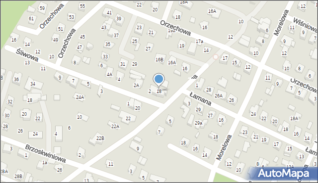 Płock, Skrajna, 18, mapa Płock