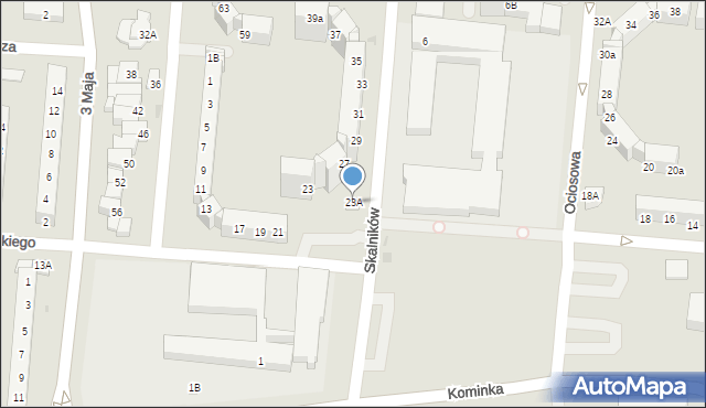 Polkowice, Skalników, 23A, mapa Polkowice