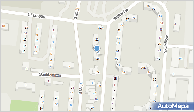 Polkowice, Skalników, 30, mapa Polkowice